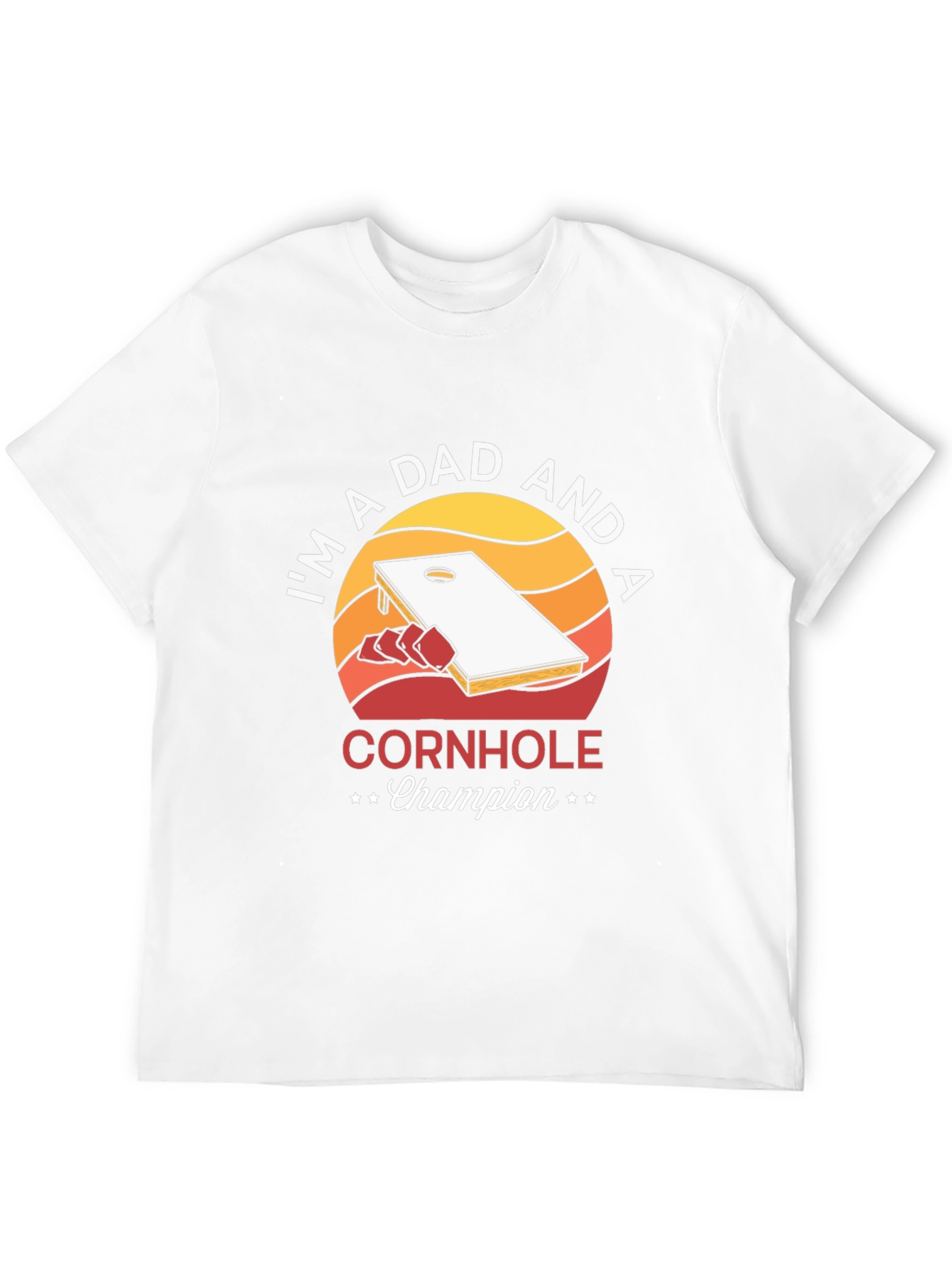 Dad Cornhole Champion T-Shirt
