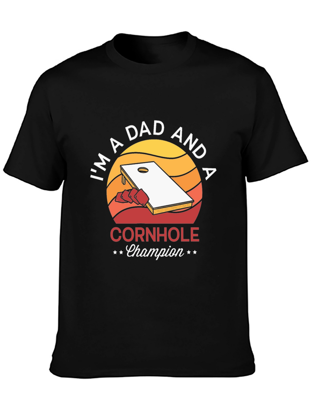 Dad Cornhole Champion T-Shirt