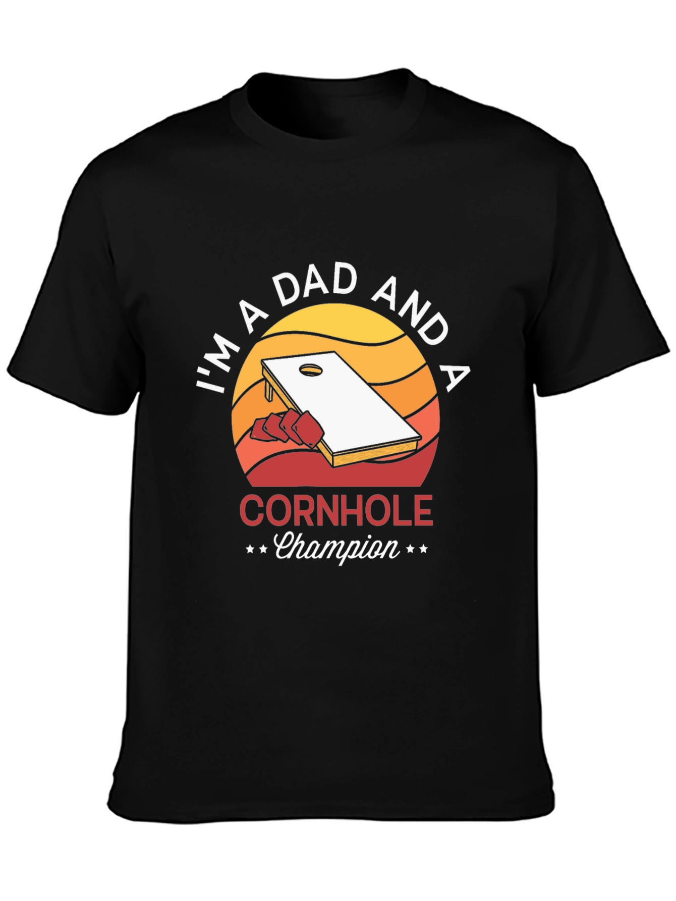 Dad Cornhole Champion T-Shirt