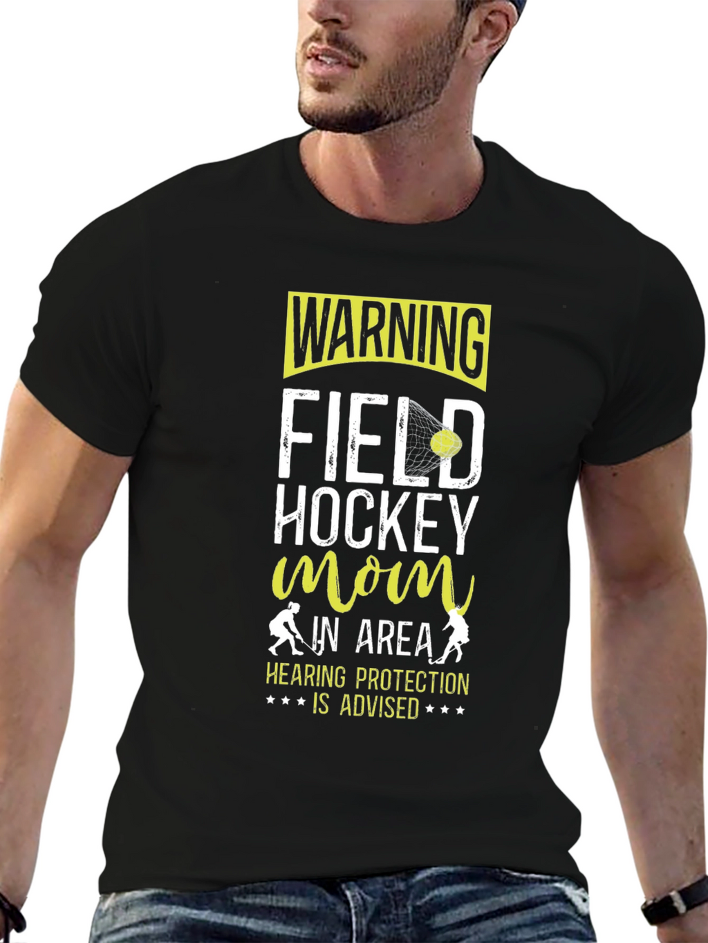 Field Hockey Mom Warning T-Shirt
