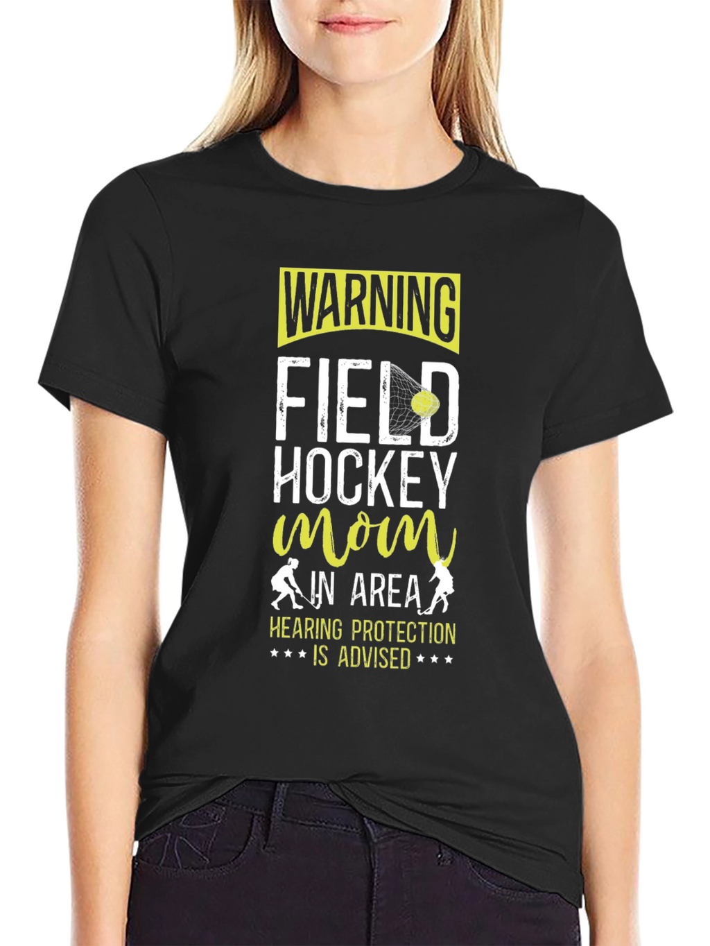 Field Hockey Mom Warning T-Shirt