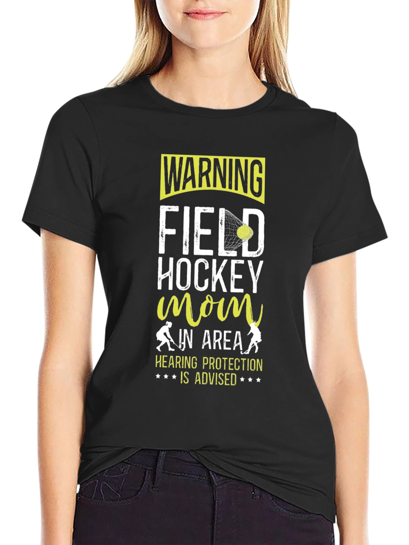 Field Hockey Mom Warning T-Shirt
