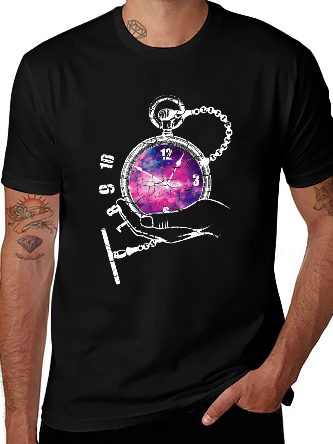 Time is Fractal Graphic T-Shirt
