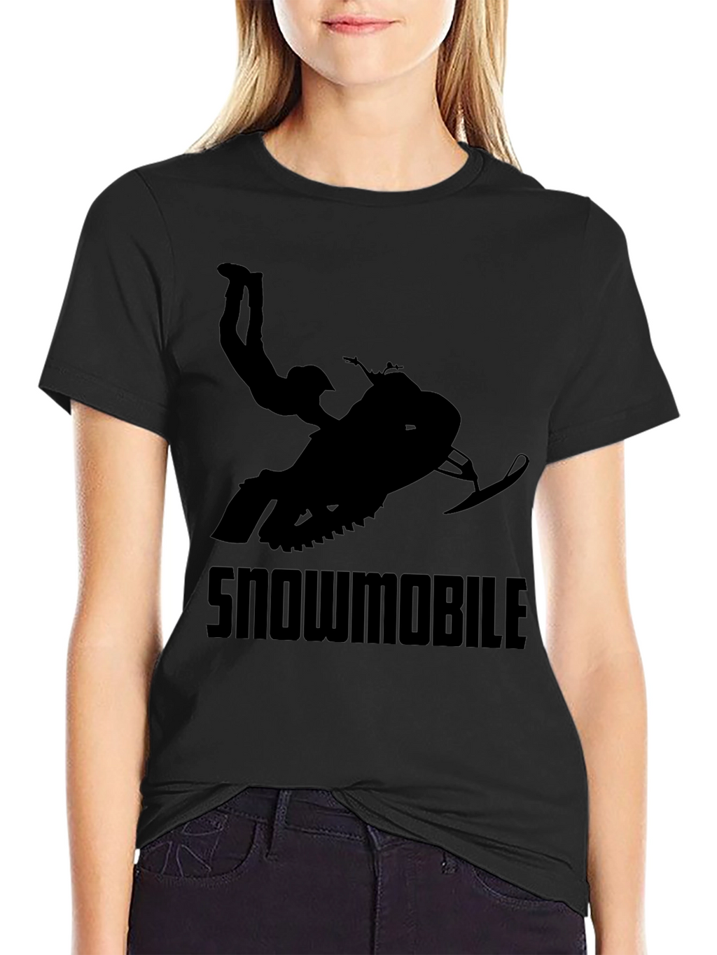 Snowmobile Stunt Graphic T-Shirt