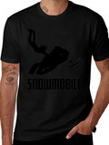 Snowmobile Stunt Graphic T-Shirt