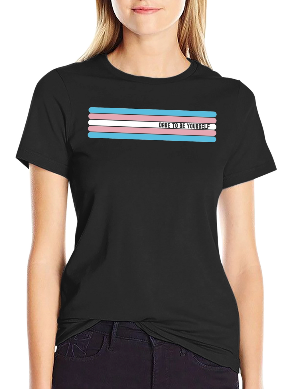 Dare to Be Yourself Transgender Pride T-Shirt