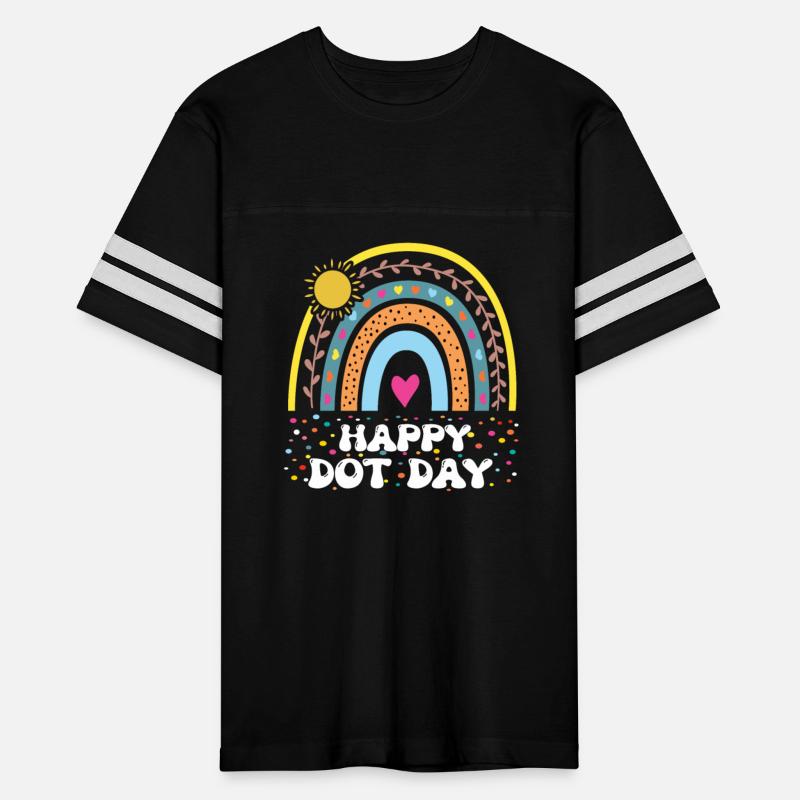 Rainbow Polka Dot Happy Dot Day