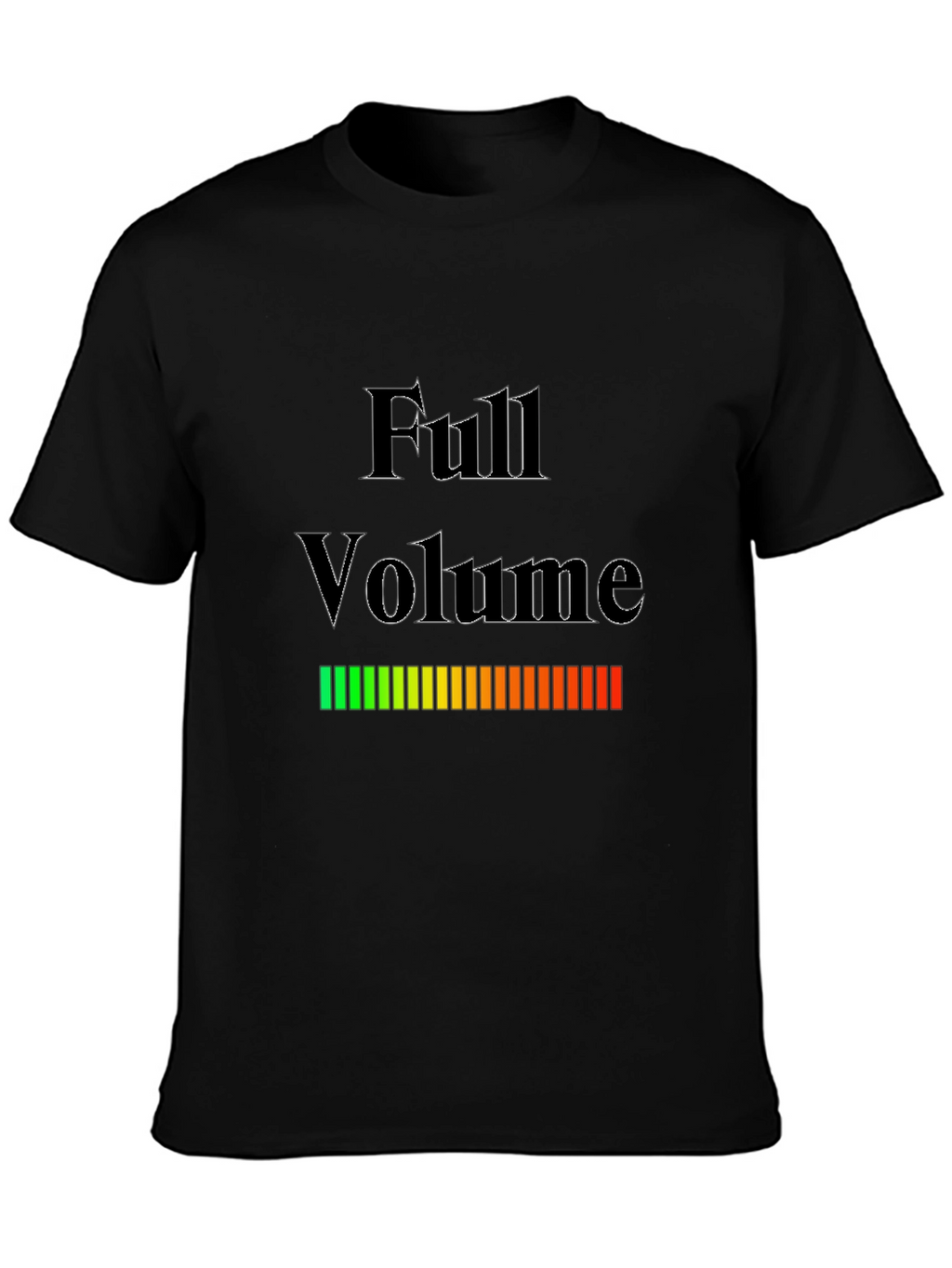 Full Volume Graphic T-Shirt - Black