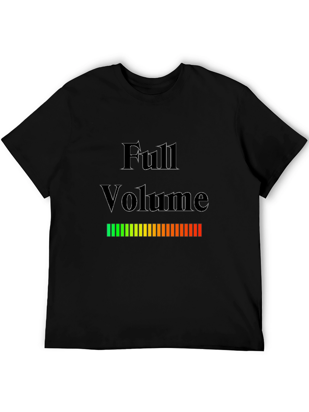Full Volume Graphic T-Shirt - Black