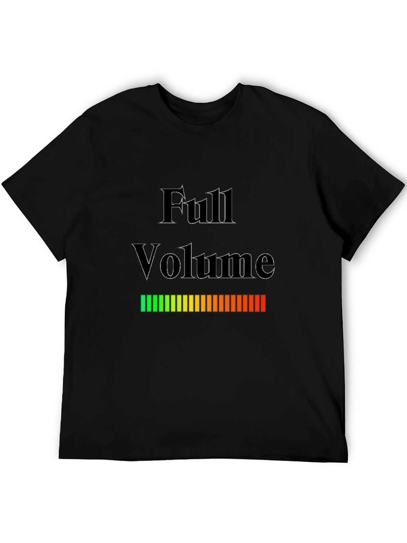 Full Volume Graphic T-Shirt - Black