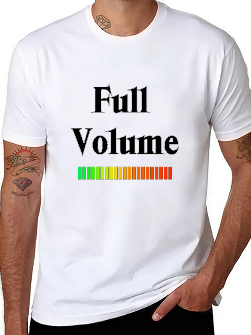 Full Volume Graphic T-Shirt - Black
