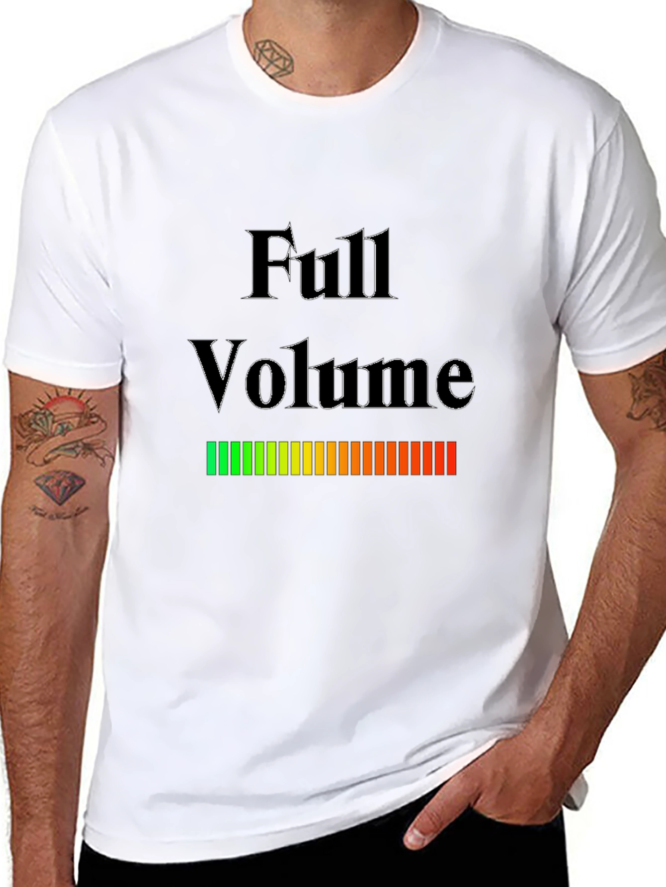 Full Volume Graphic T-Shirt - Black