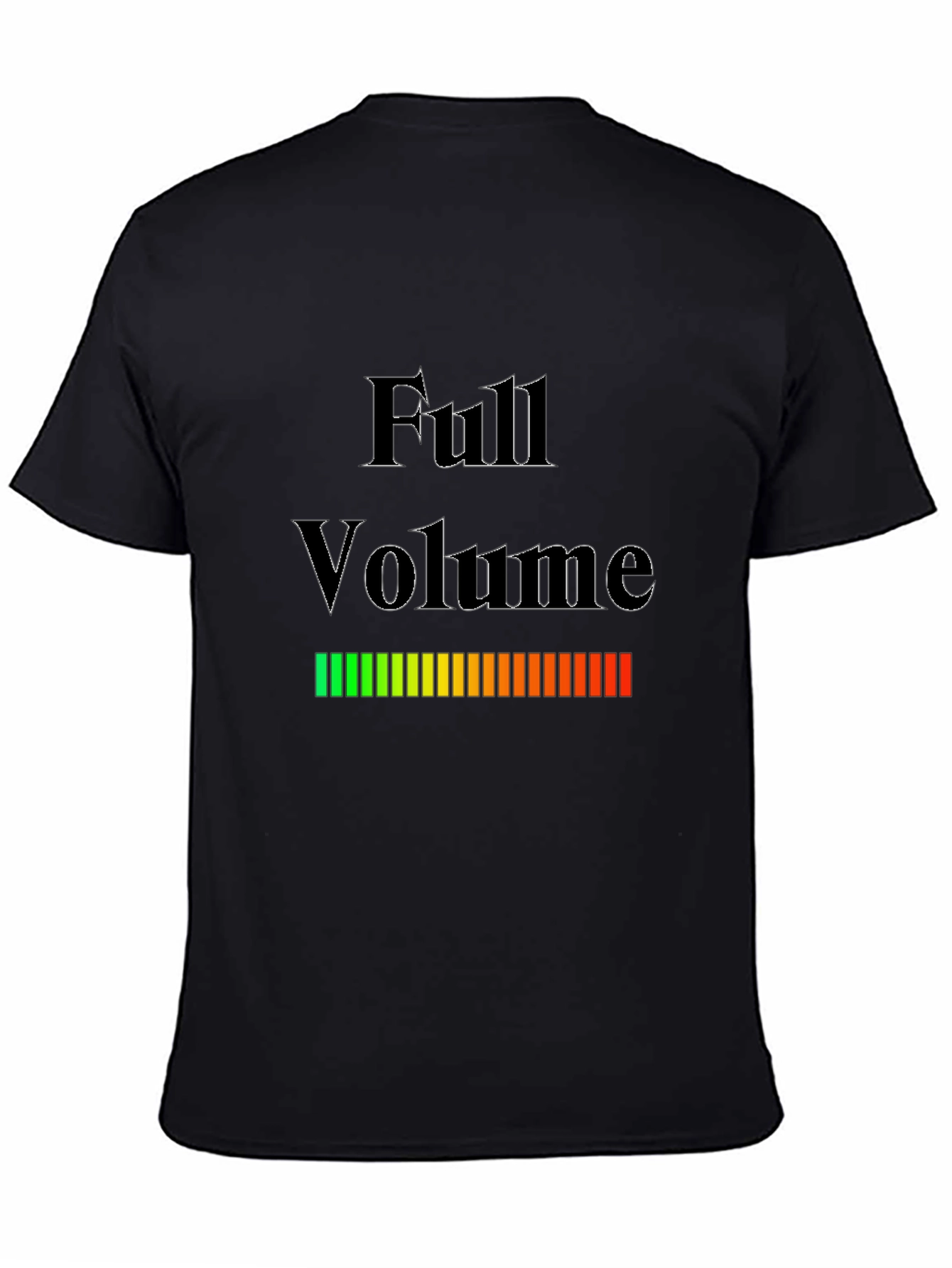 Full Volume Graphic T-Shirt - Black
