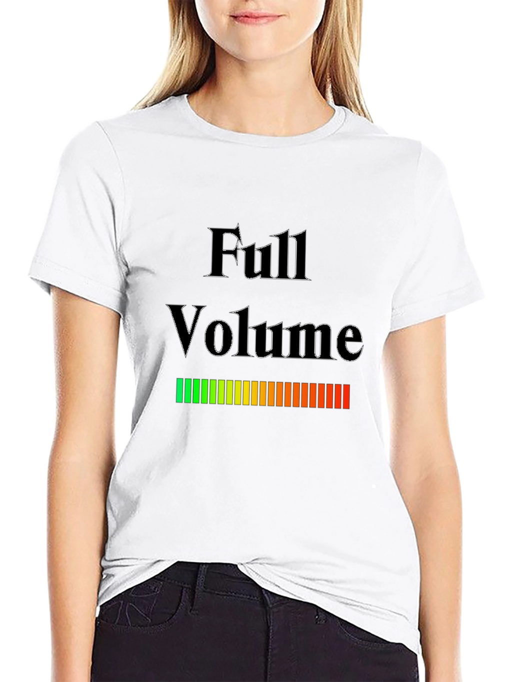 Full Volume Graphic T-Shirt - Black