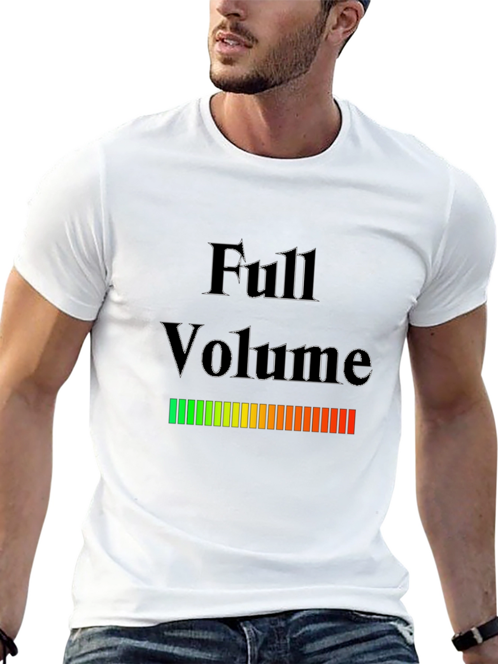 Full Volume Graphic T-Shirt - Black