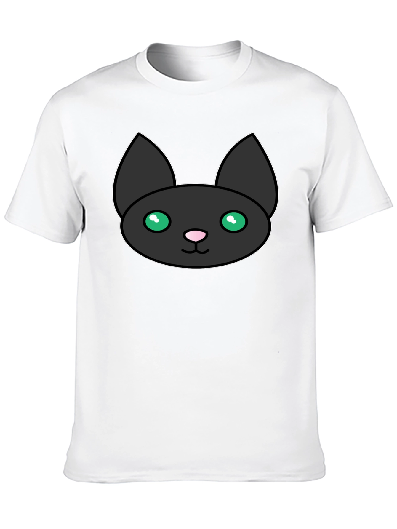 Black Cat Graphic Tee - Mens Short Sleeve T-Shirt