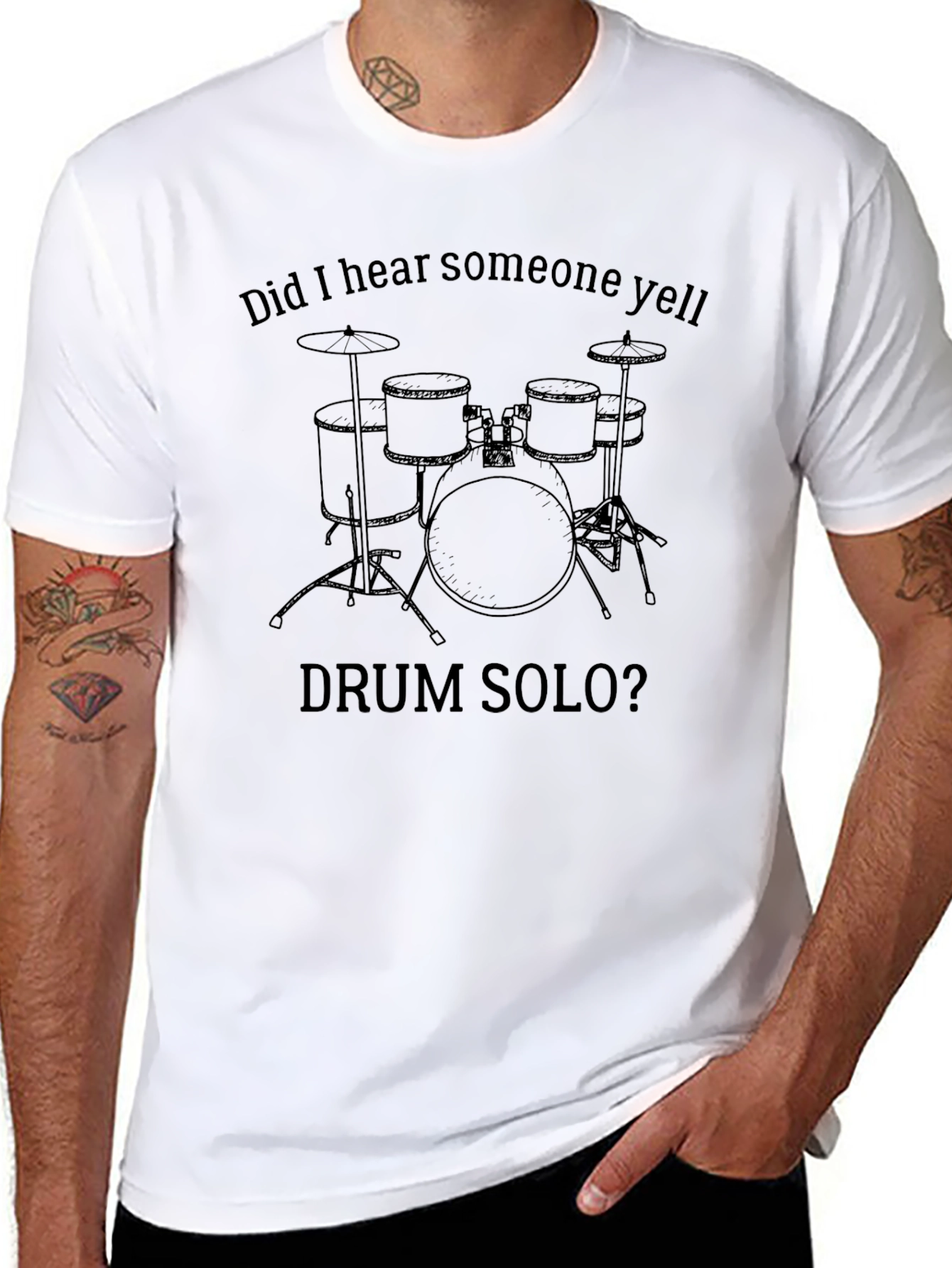 Drum Solo Graphic T-Shirt - Musicians Tee