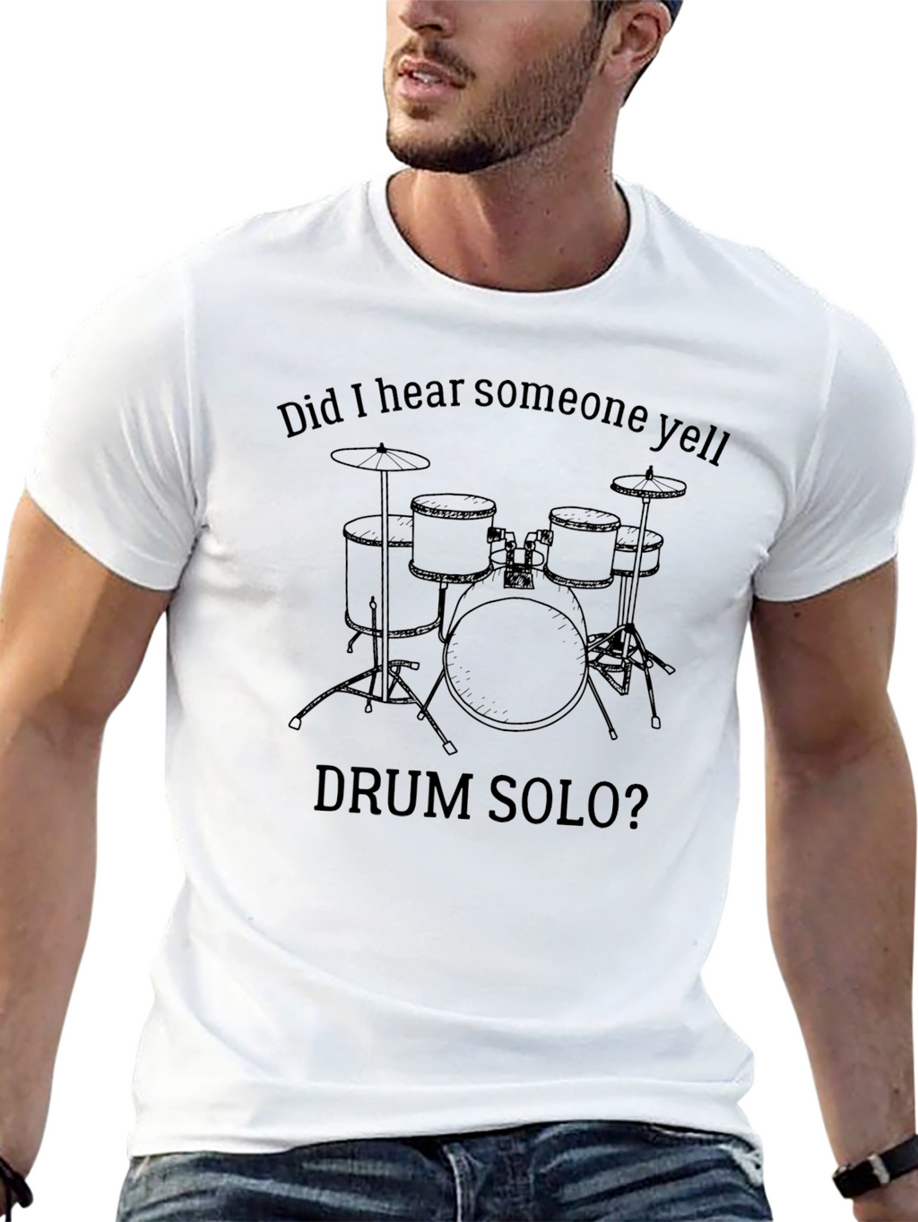 Drum Solo Graphic T-Shirt - Musicians Tee