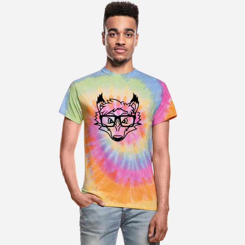Red Fox Nerd Horn-Rimmed Glasses Geek Cool Smart