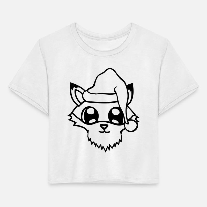 Red Fox Santa Claus Christmas Gift Winter Holiday