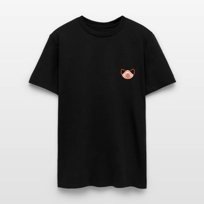 Red Orange nuclear gas mask with filter