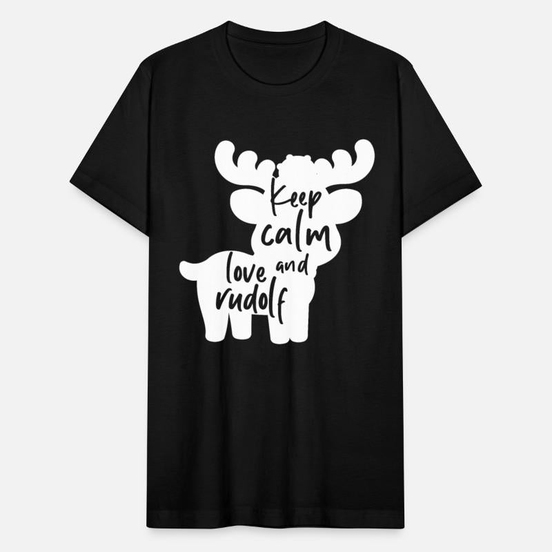 Reindeer Keep Calm Love Rudolph
