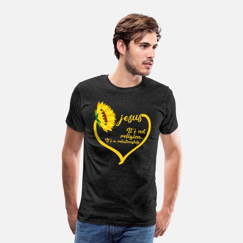 Religion It's A Relationship - Jesus Sunflower