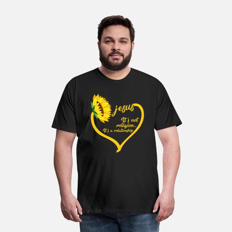 Religion It's A Relationship - Jesus Sunflower