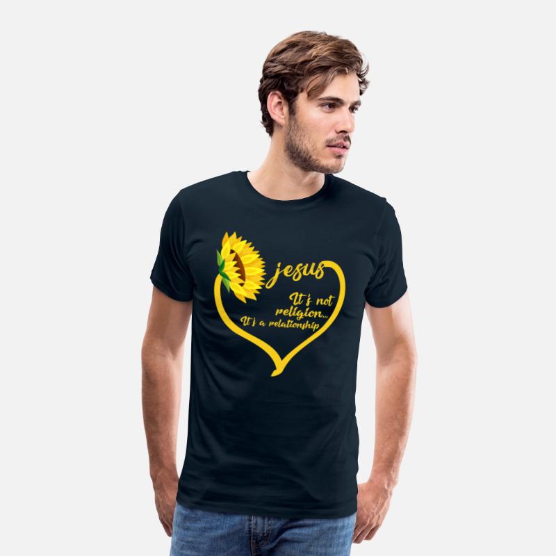 Religion It's A Relationship - Jesus Sunflower