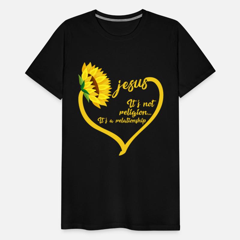 Religion It's A Relationship - Jesus Sunflower