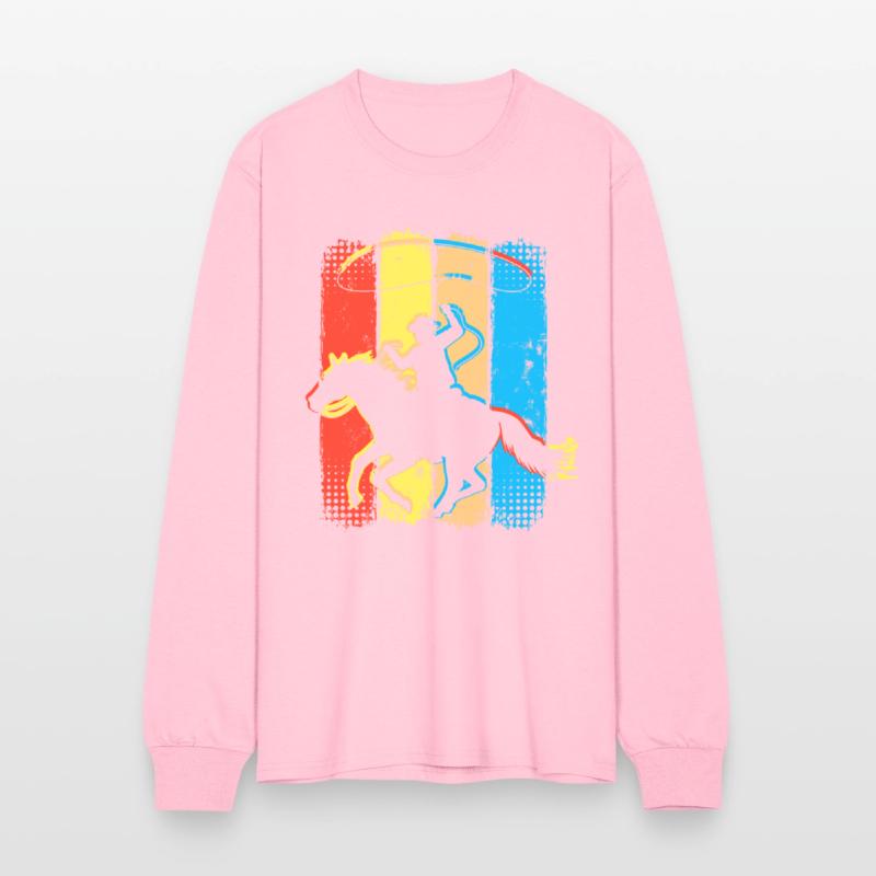 Retro Cowboy Horseman - Horseriding Western Rider