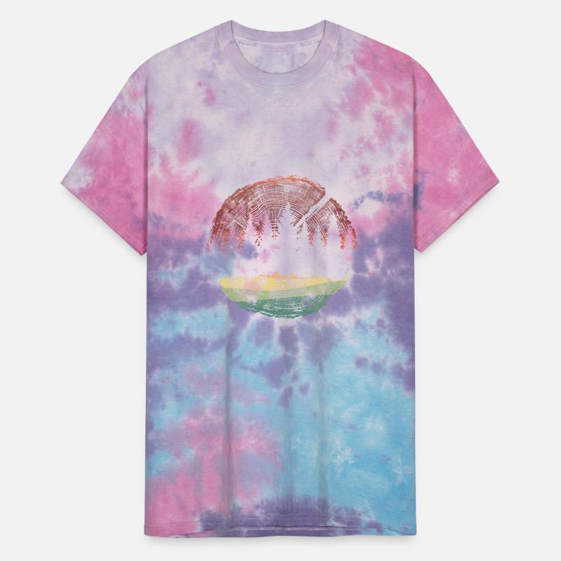 Retro Forest - Sunset Tree Profile