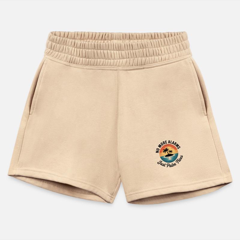 Retro No Alarms Just Palm Trees Vibes