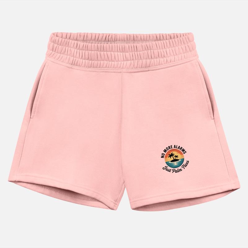 Retro No Alarms Just Palm Trees Vibes