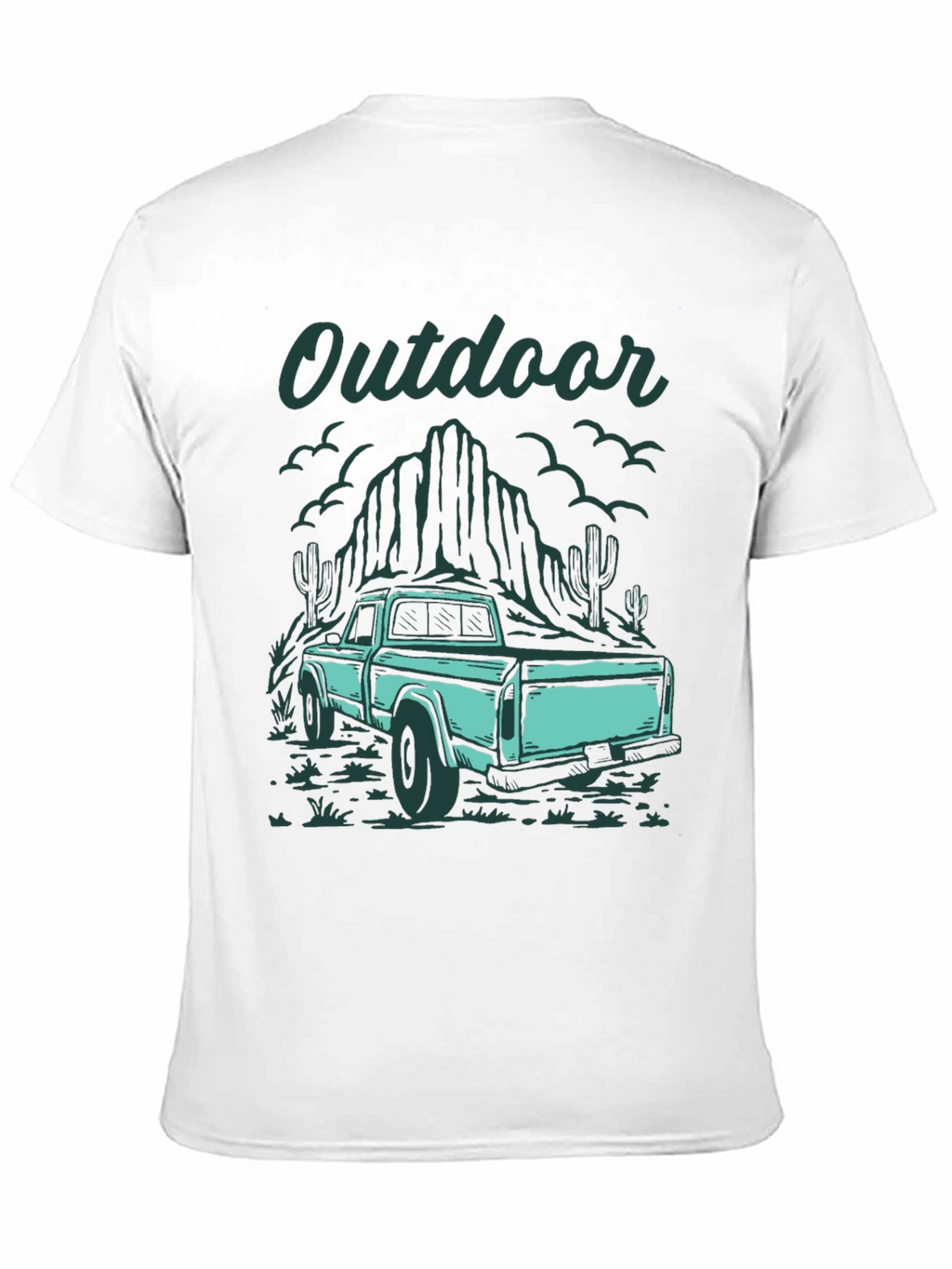 Outdoor Truck Graphic Tee - Black