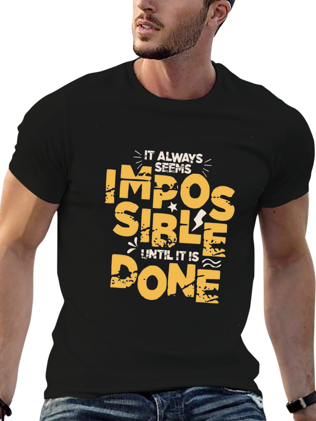 Impossible T-Shirt - Motivational Graphic Tee
