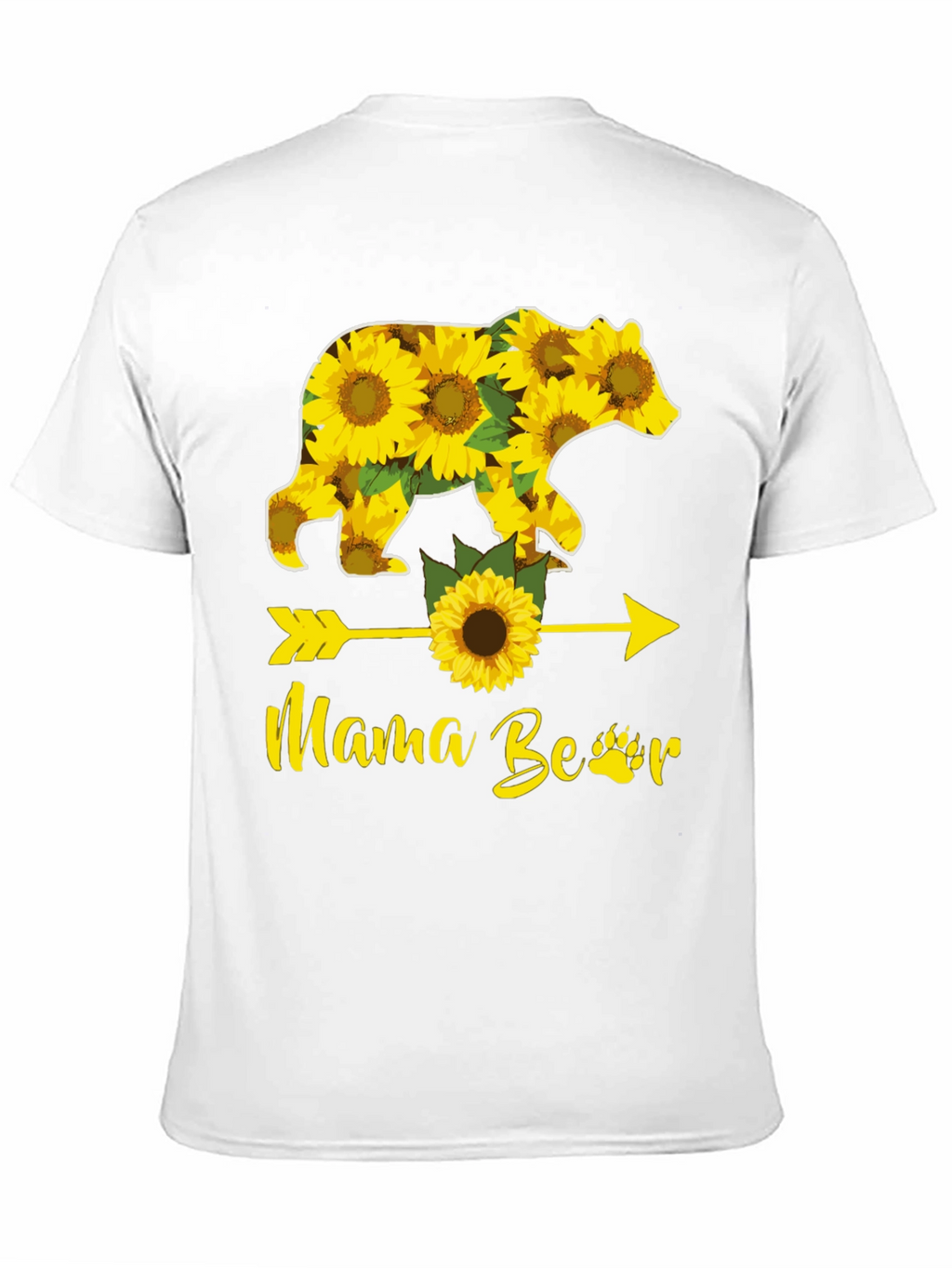 Mama Bear Sunflower Graphic Tee