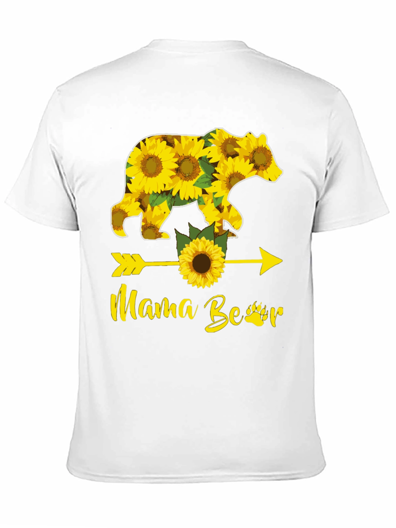 Mama Bear Sunflower Graphic Tee