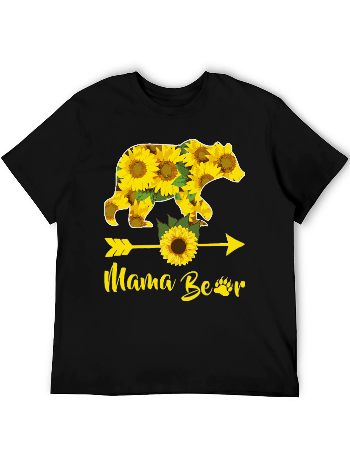 Mama Bear Sunflower Graphic Tee