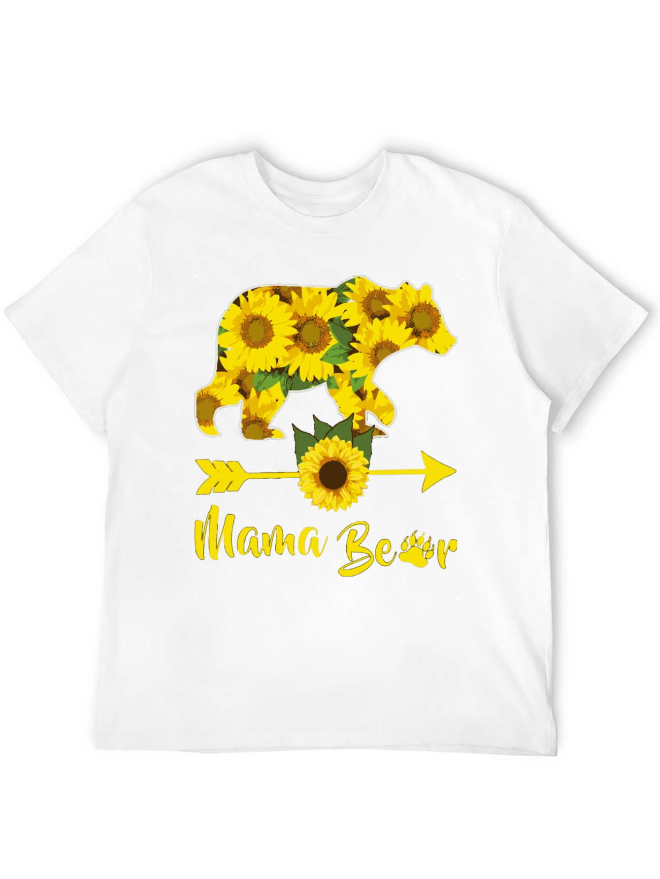 Mama Bear Sunflower Graphic Tee