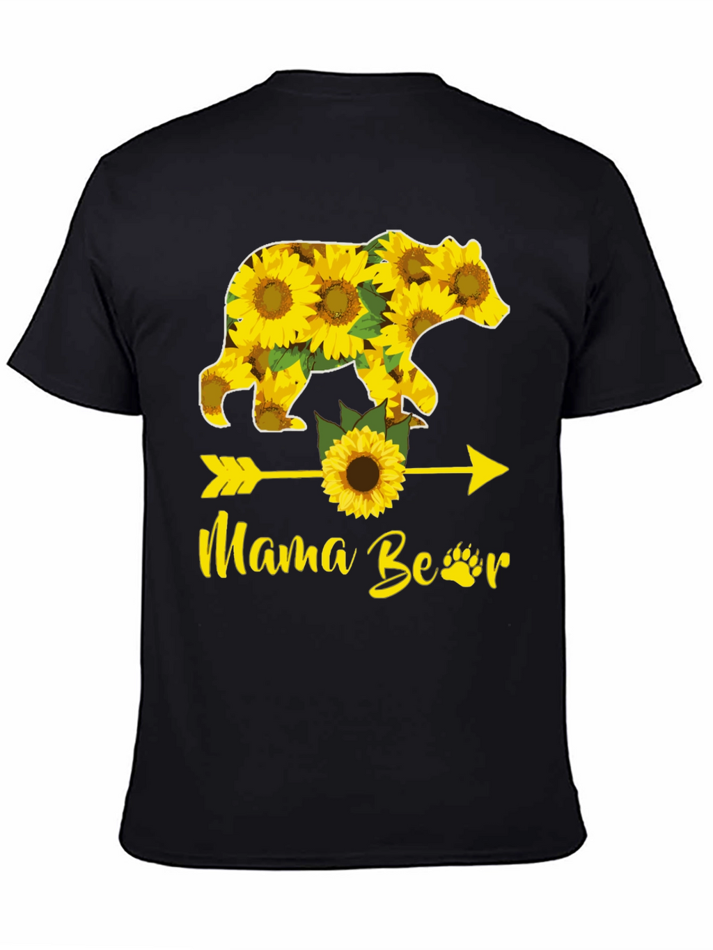Mama Bear Sunflower Graphic Tee