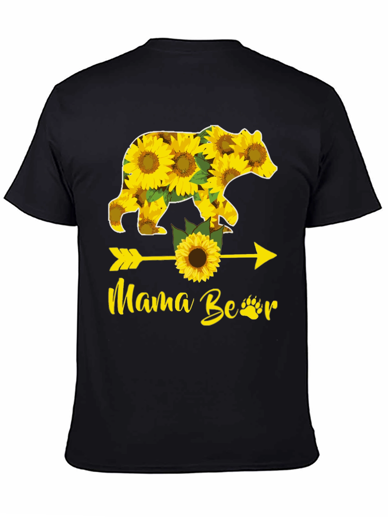 Mama Bear Sunflower Graphic Tee