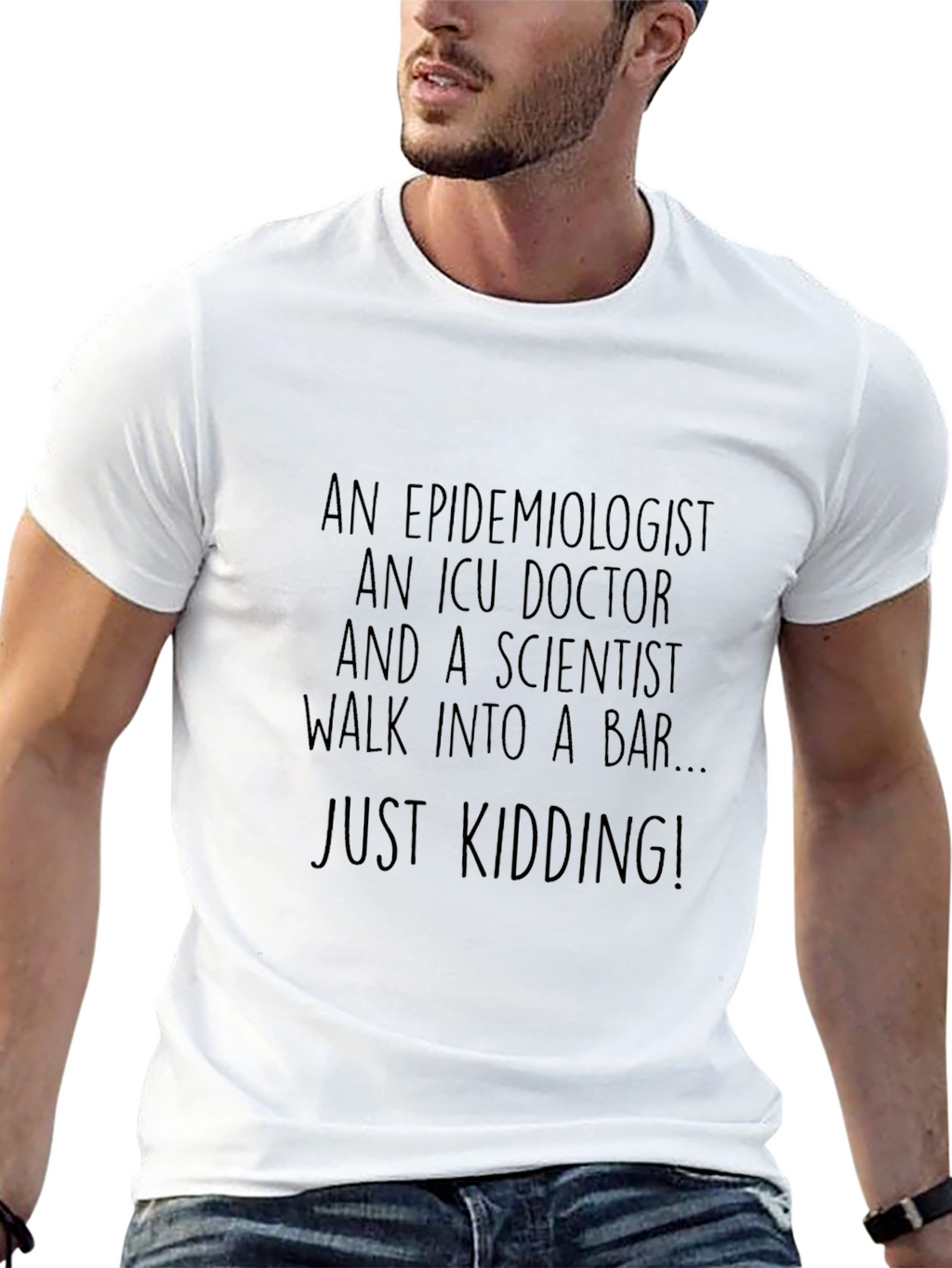 Epidemiologist Bar Joke Graphic T-Shirt