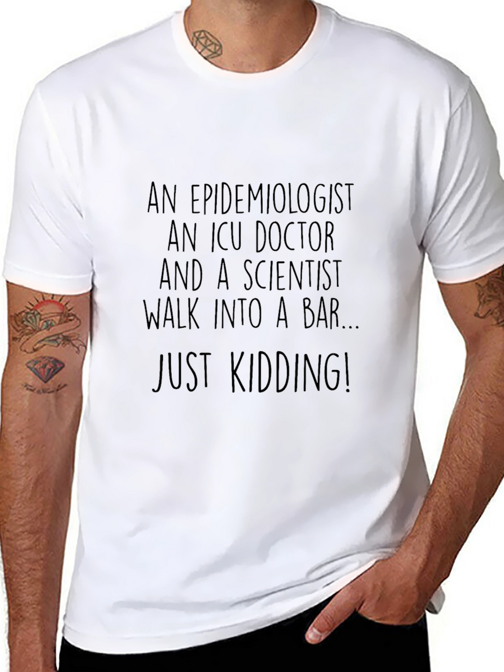 Epidemiologist Bar Joke Graphic T-Shirt