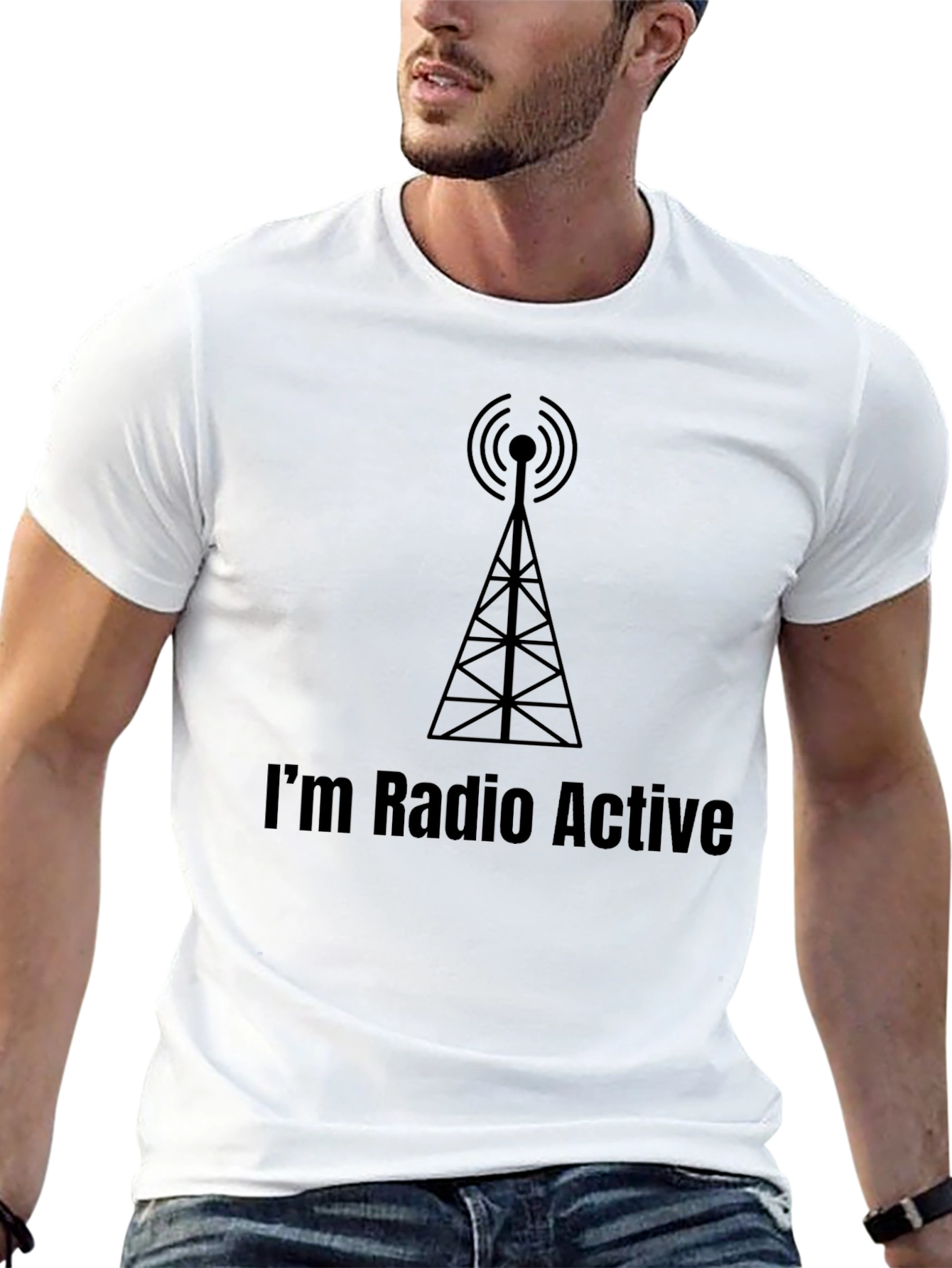 Im Radio Active Black T-Shirt