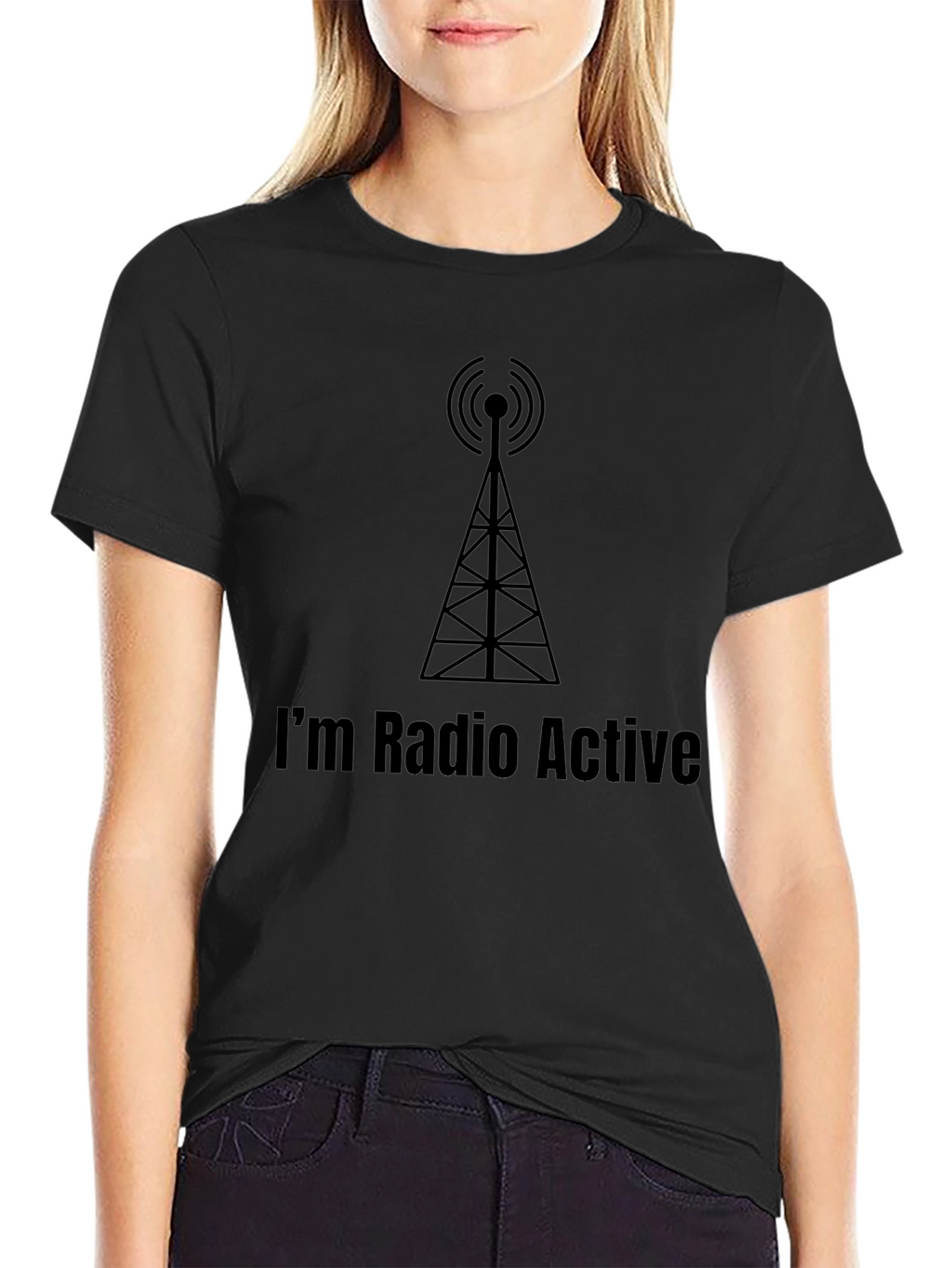 Im Radio Active Black T-Shirt