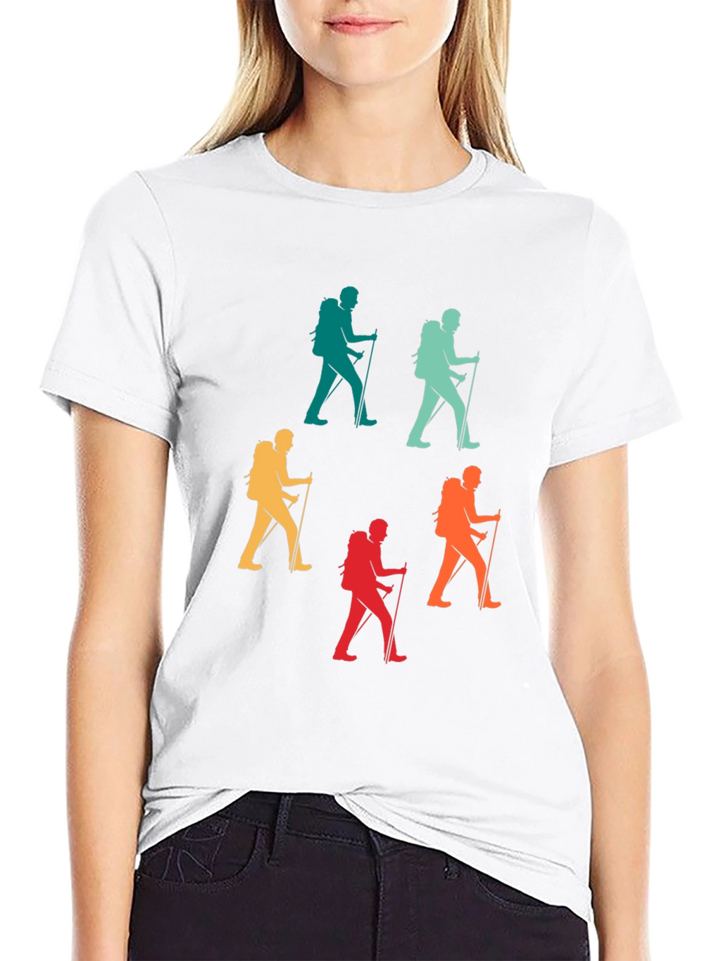 Hiking Retro Graphic Tee - Adventure Ready