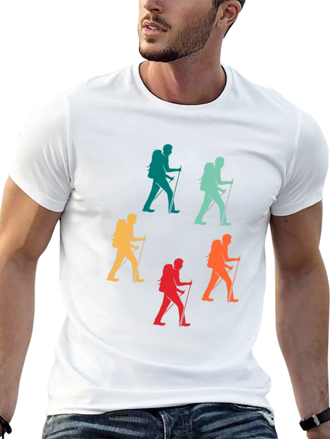 Hiking Retro Graphic Tee - Adventure Ready