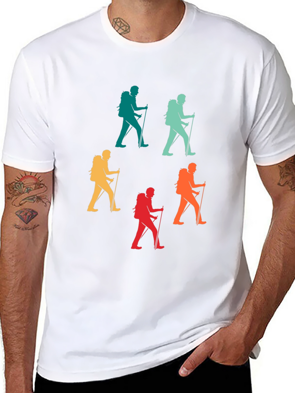 Hiking Retro Graphic Tee - Adventure Ready