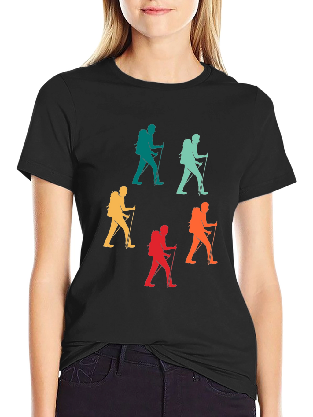 Hiking Retro Graphic Tee - Adventure Ready